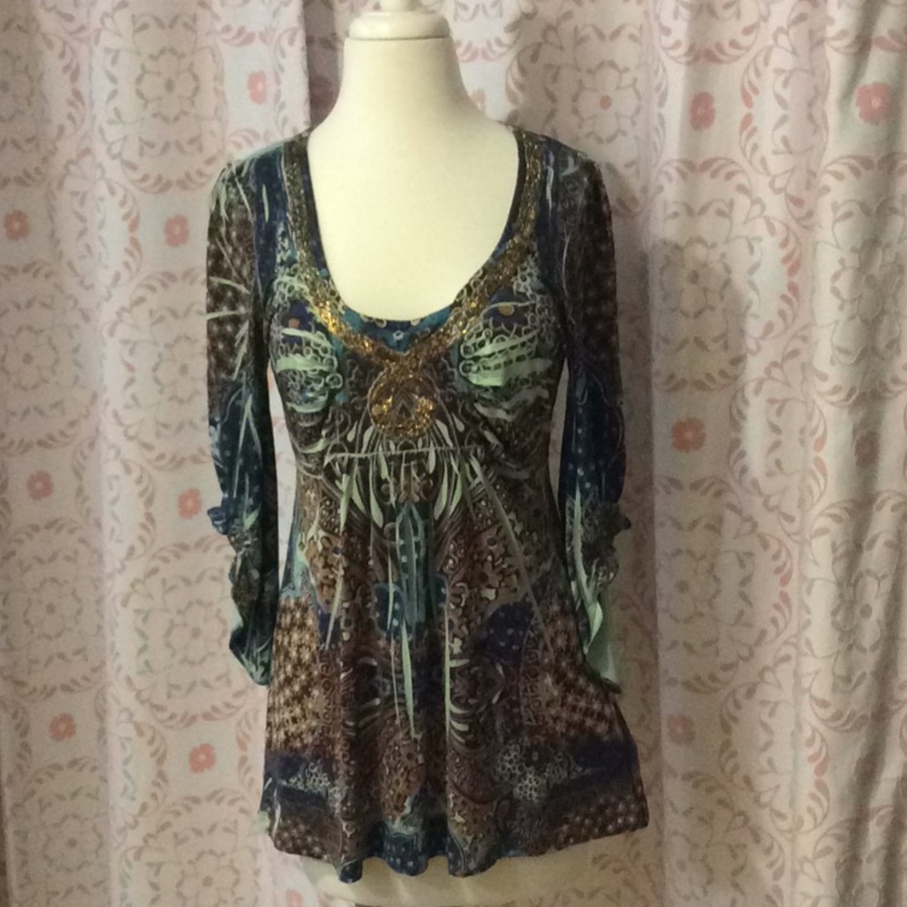 One World ornate tunic